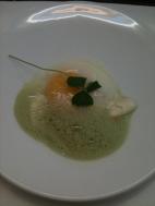 Agage - Egg and Vervine infused foam